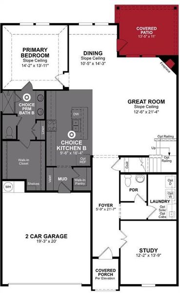 Beazer Homes Whitewing Ranier plan