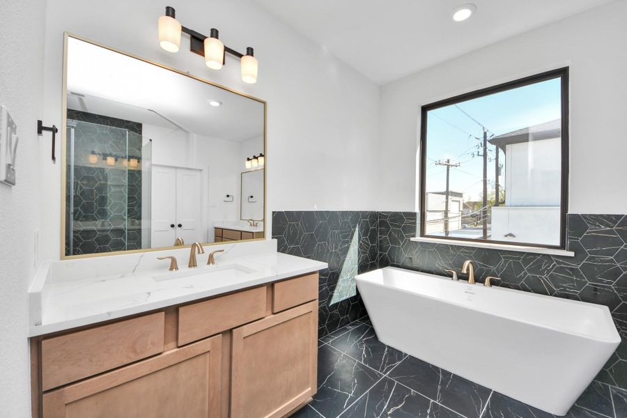 Furnished interior view inside a new home in Caywood Place, Houston (Image 11).
