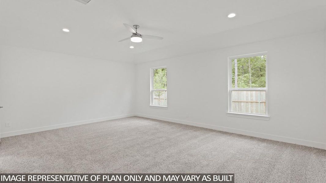 Spacious, unfurnished interior of a new home in Mill Creek Estates, Magnolia (Image 21). Spacious, unfurnished interior of a new home in Mill Creek Estates, Magnolia (Image 21).