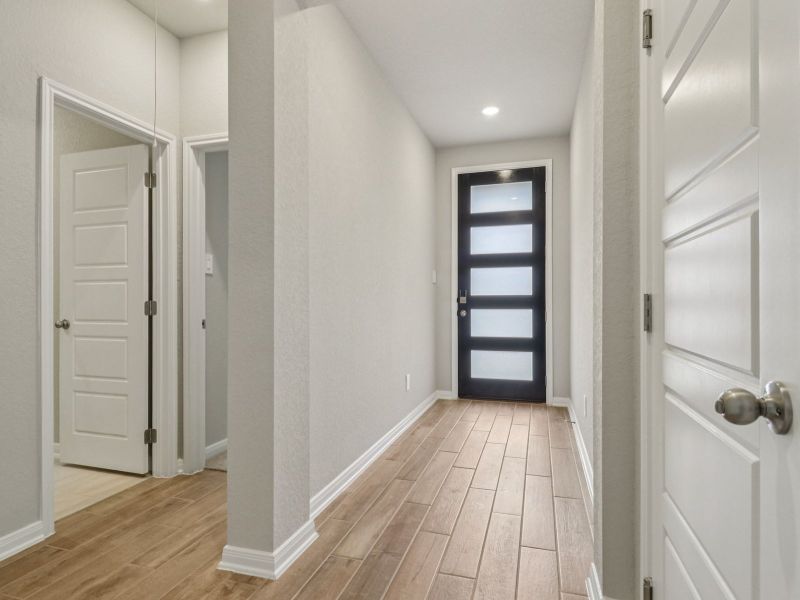 Spacious, unfurnished interior of a new home in Arcadia Ridge - Premier Series, San Antonio (Image 12). Spacious, unfurnished interior of a new home in Arcadia Ridge - Premier Series, San Antonio (Image 12).