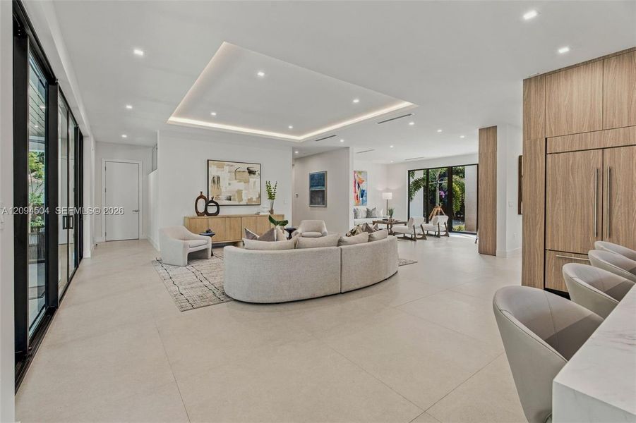 Furnished interior view inside a new home in , South Miami (Image 49).