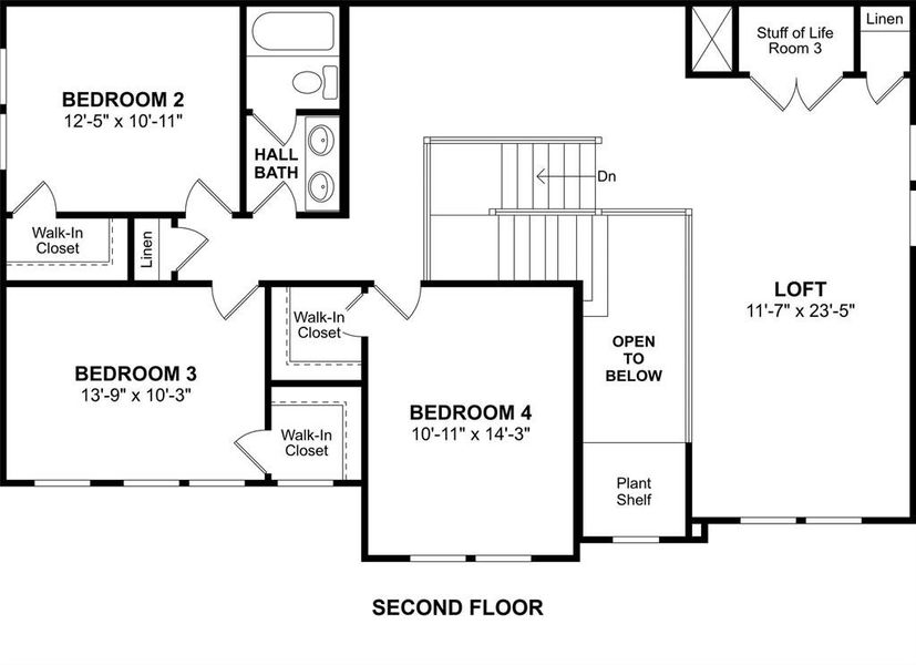 2D floor plan layout of this home in Heath Golf & Yacht Estates, Heath, TX (Image 3).