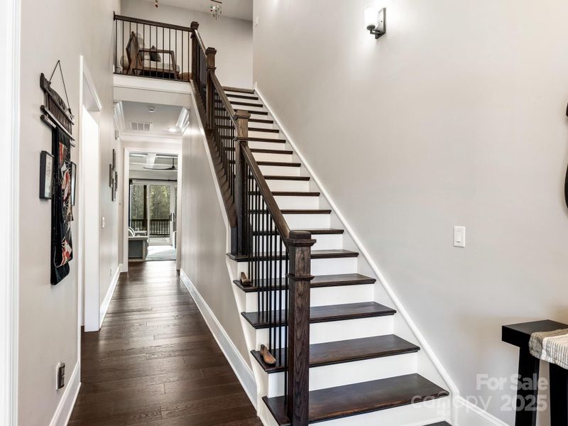 1st Flr; staircase leads to Loft, Bonus, Niche, Bedroom and Full Bath