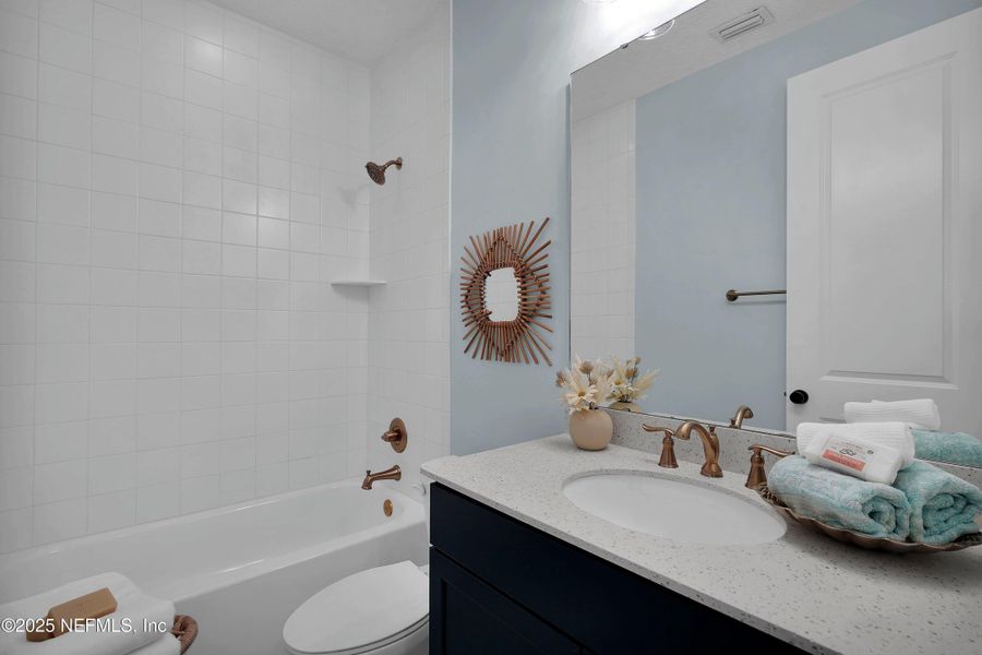 Furnished interior view inside a new home in Seabrook Village at Nocatee, Ponte Vedra (Image 19). Furnished interior view inside a new home in Seabrook Village at Nocatee, Ponte Vedra (Image 19).