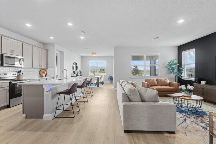 Furnished interior view inside a new home in Azalea, Port St. Lucie (Image 7).