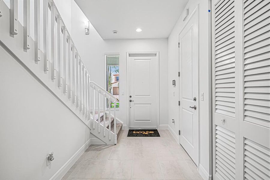 Elegant foyer