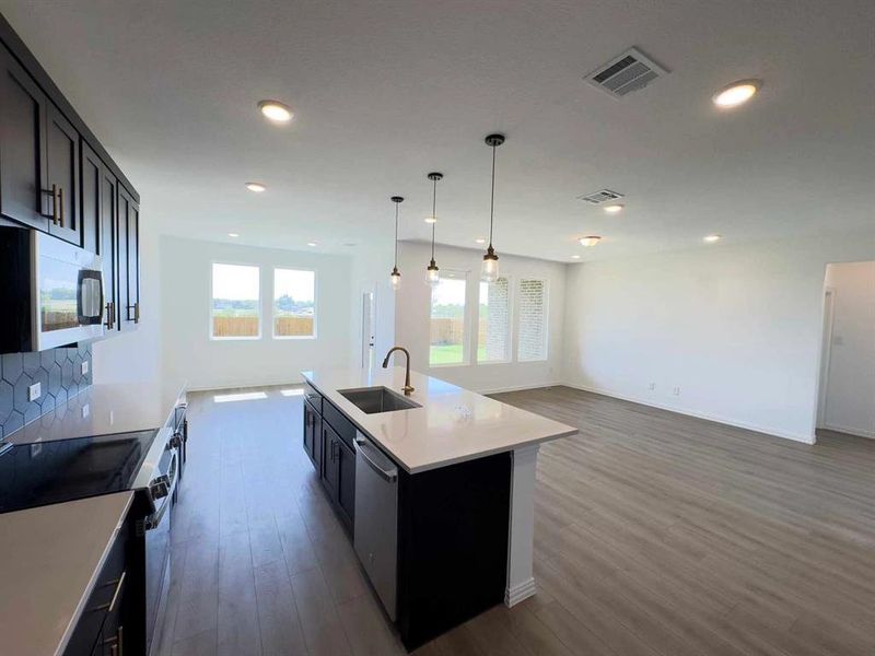 Furnished interior view inside a new home in Monticello Park, Princeton (Image 4).