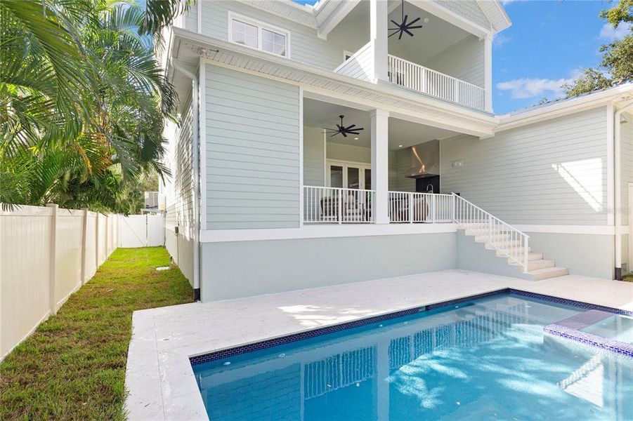 Exterior details and patio area of a home in , Tampa (Image 35). Exterior details and patio area of a home in , Tampa (Image 35).
