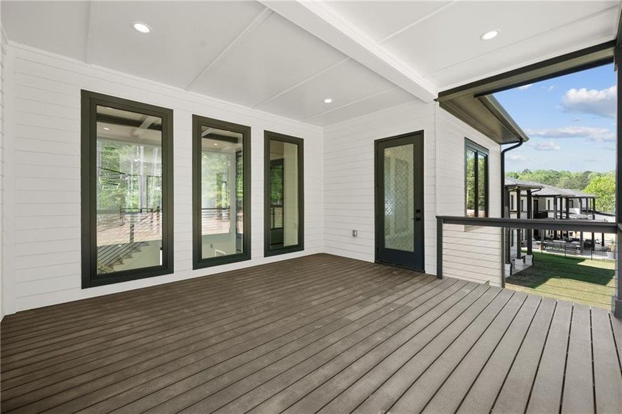 Exterior details and patio area of a home in , Sugar Hill (Image 34).