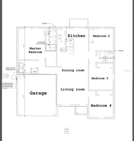2D floor plan layout of this home in , Ocala, FL (Image 3).