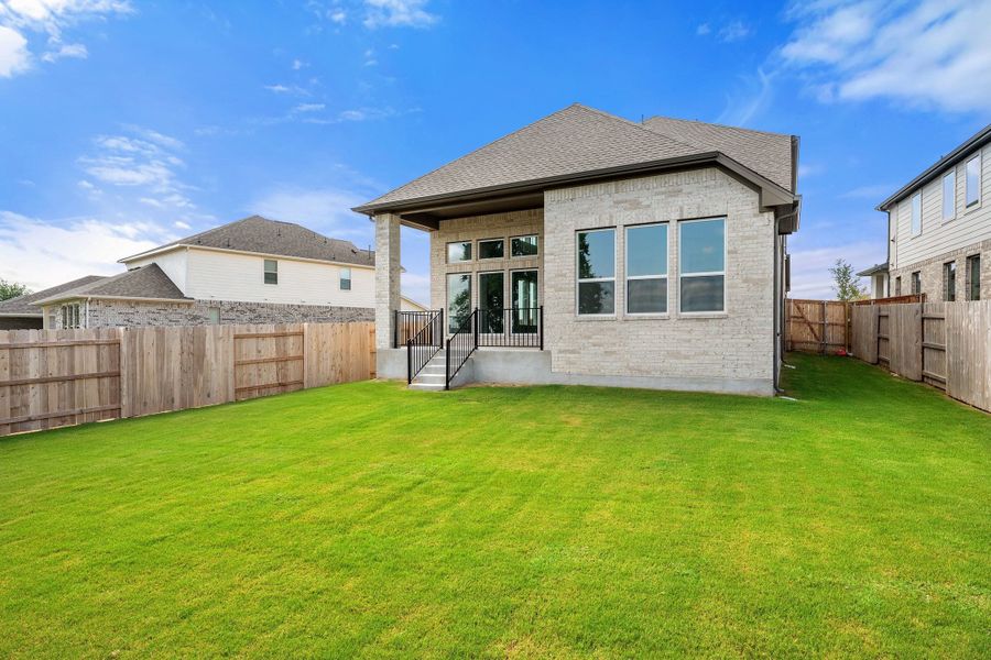 Exterior details and patio area of a home in Flora, Hutto (Image 29). Exterior details and patio area of a home in Flora, Hutto (Image 29).
