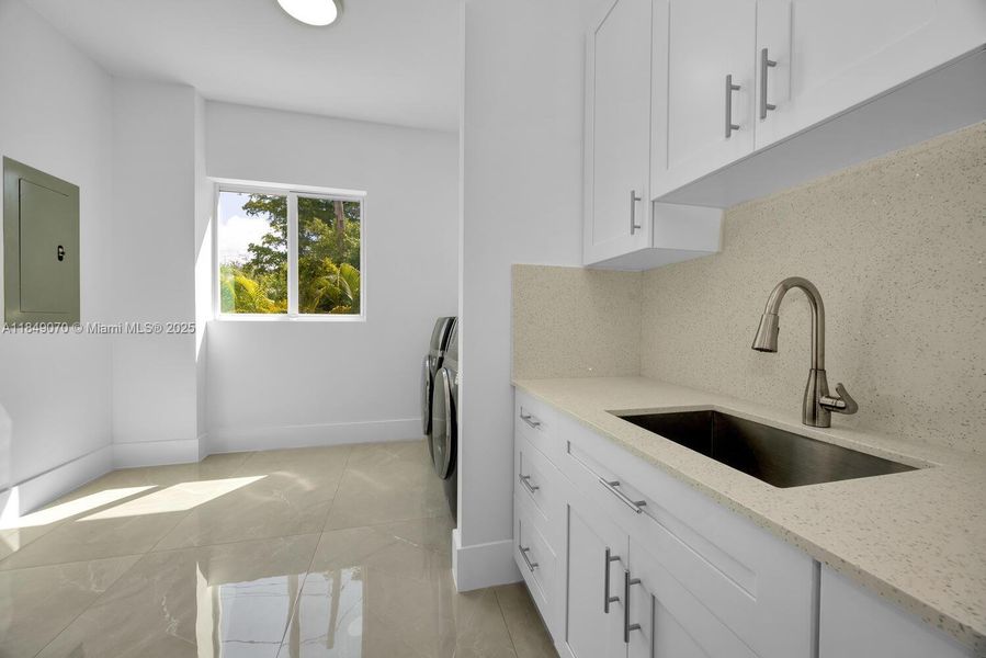 Furnished interior view inside a new home in , Miami (Image 4).