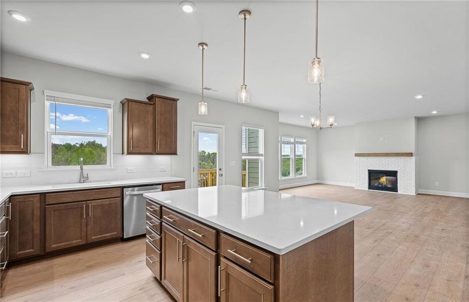 Furnished interior view inside a new home in Sierra Creek, Hoschton (Image 10).