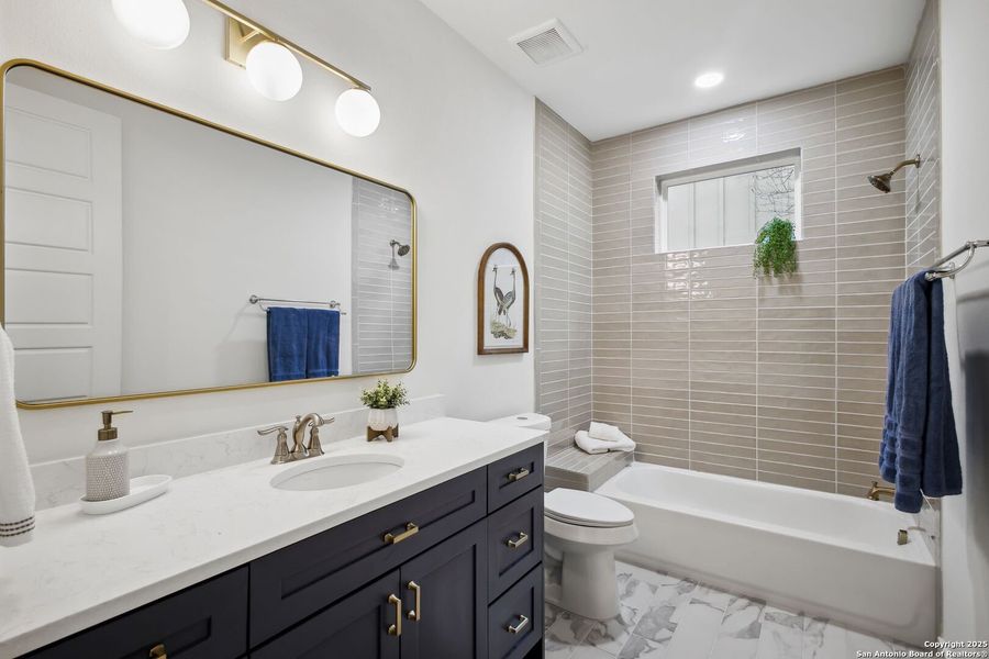 Furnished interior view inside a new home in , San Antonio (Image 41).