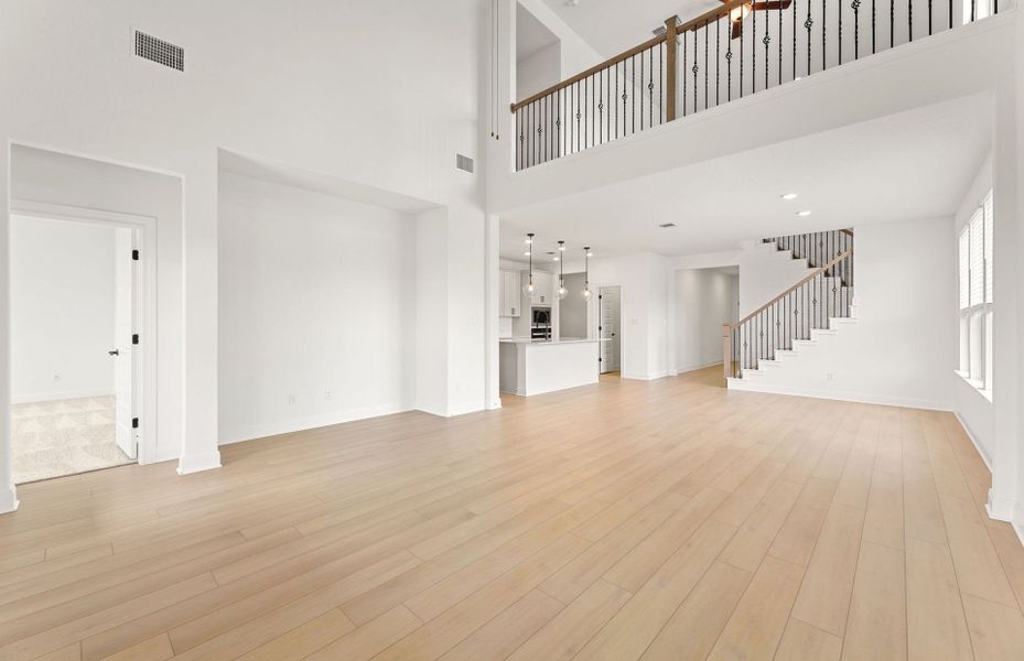 Spacious, unfurnished interior of a new home in Santa Rita Ranch, Liberty Hill (Image 26). Spacious, unfurnished interior of a new home in Santa Rita Ranch, Liberty Hill (Image 26).