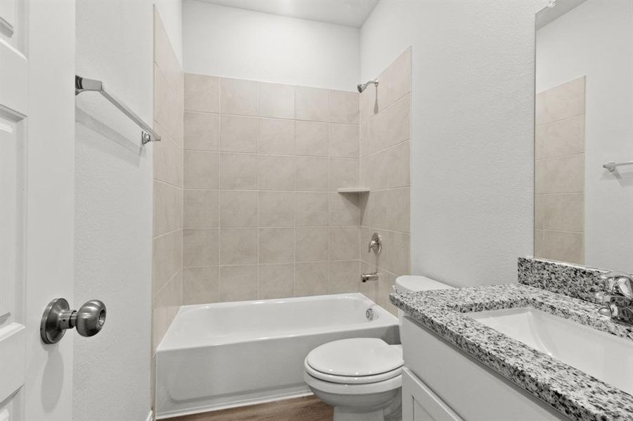 Furnished interior view inside a new home in Retreat at Fossil Creek, Fort Worth (Image 8).