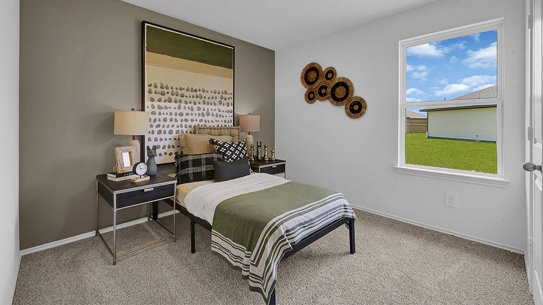 Furnished interior view inside a new home in Tamarron, Fulshear (Image 10).