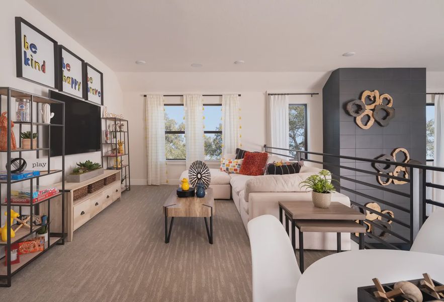 Furnished interior view inside a new home in Parmer Ranch, Georgetown (Image 15).