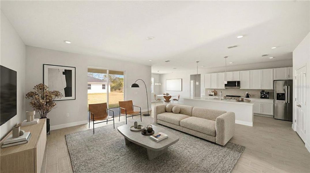 Furnished interior view inside a new home in , Palm Coast (Image 12).