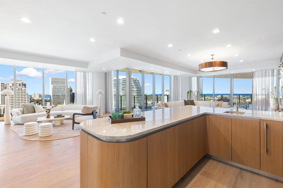 Furnished interior view inside a new home in , West Palm Beach (Image 7).