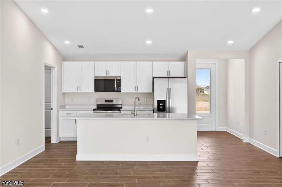 Furnished interior view inside a new home in Cape Coral, Cape Coral (Image 11). Furnished interior view inside a new home in Cape Coral, Cape Coral (Image 11).