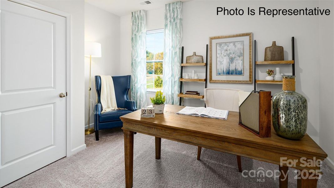 Downstairs bedroom 5- we have it set up as an office