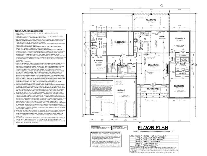 2D floor plan layout of this home in , Hickory, NC (Image 2).