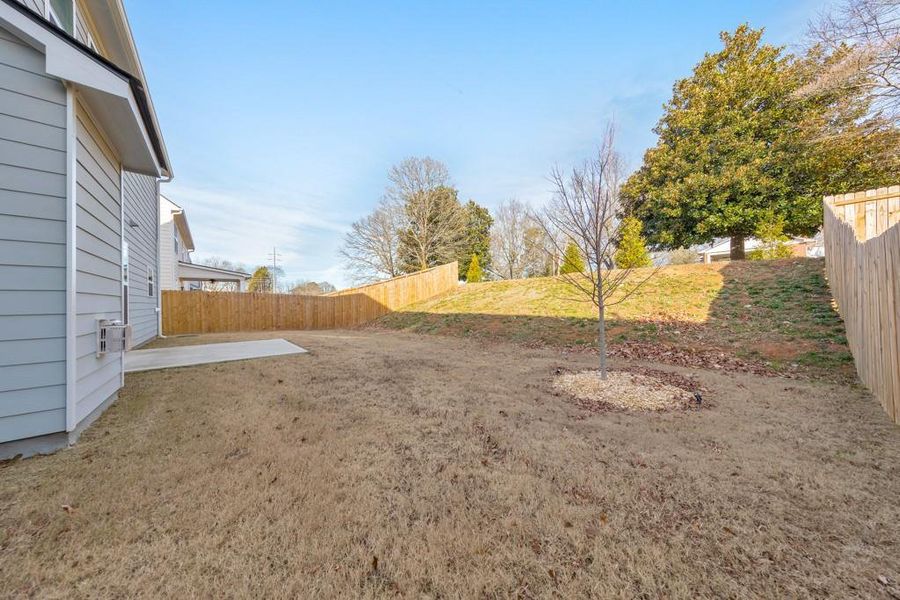 Exterior details and patio area of a home in Old Lost Mountain Estates, Powder Springs (Image 29).