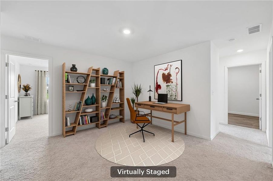 Furnished interior view inside a new home in Greyson Parc, Locust Grove (Image 13).