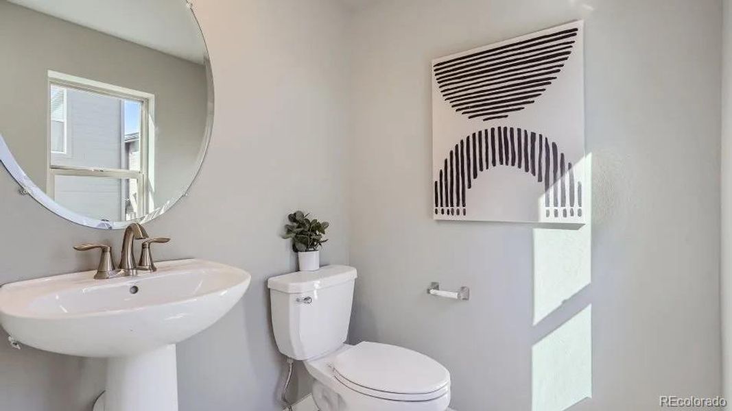 Furnished interior view inside a new home in Vermilion Creek: The Skyline Collection, Centennial (Image 17).