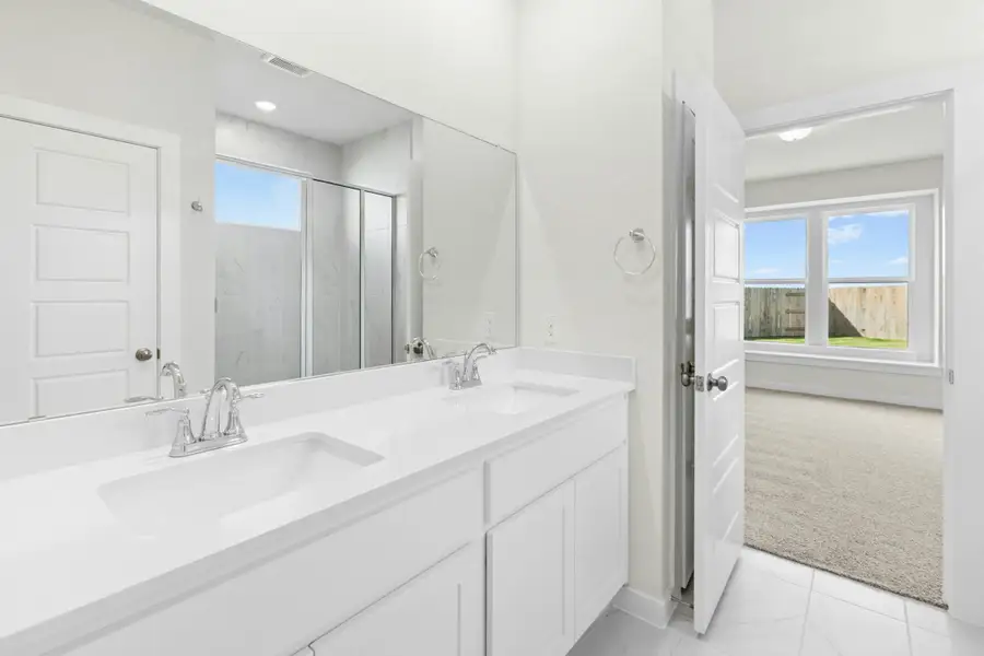 Furnished interior view inside a new home in Willowbrook, New Braunfels (Image 9). Furnished interior view inside a new home in Willowbrook, New Braunfels (Image 9).