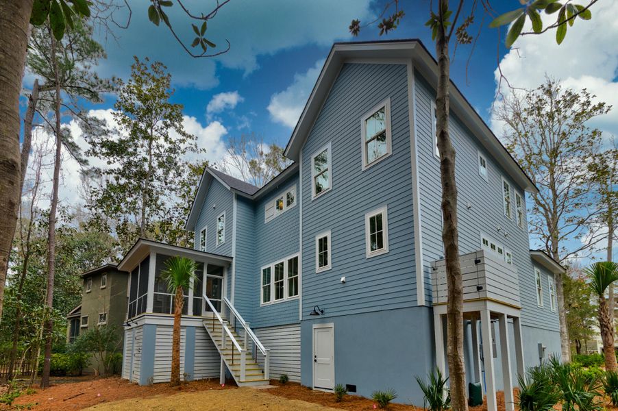 Exterior details and patio area of a home in , Johns Island (Image 40). Exterior details and patio area of a home in , Johns Island (Image 40).