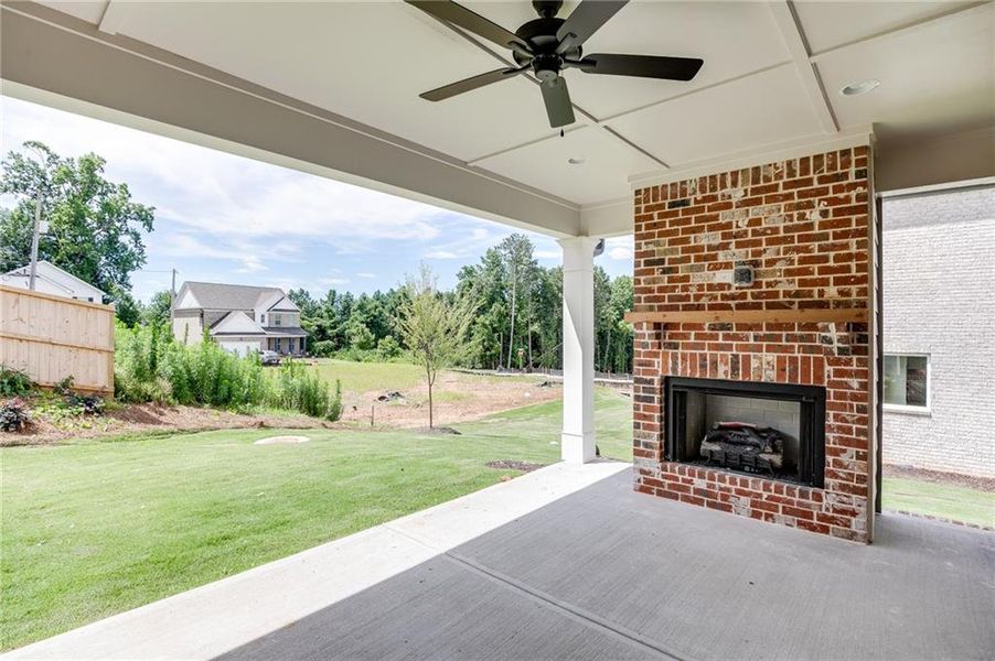 Exterior details and patio area of a home in , Buford (Image 4).