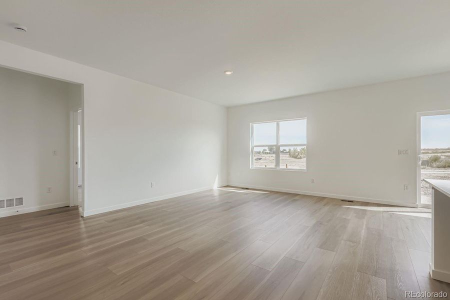 Spacious, unfurnished interior of a new home in Eastcreek Farm: The Camden Collection, Thornton (Image 7). Spacious, unfurnished interior of a new home in Eastcreek Farm: The Camden Collection, Thornton (Image 7).