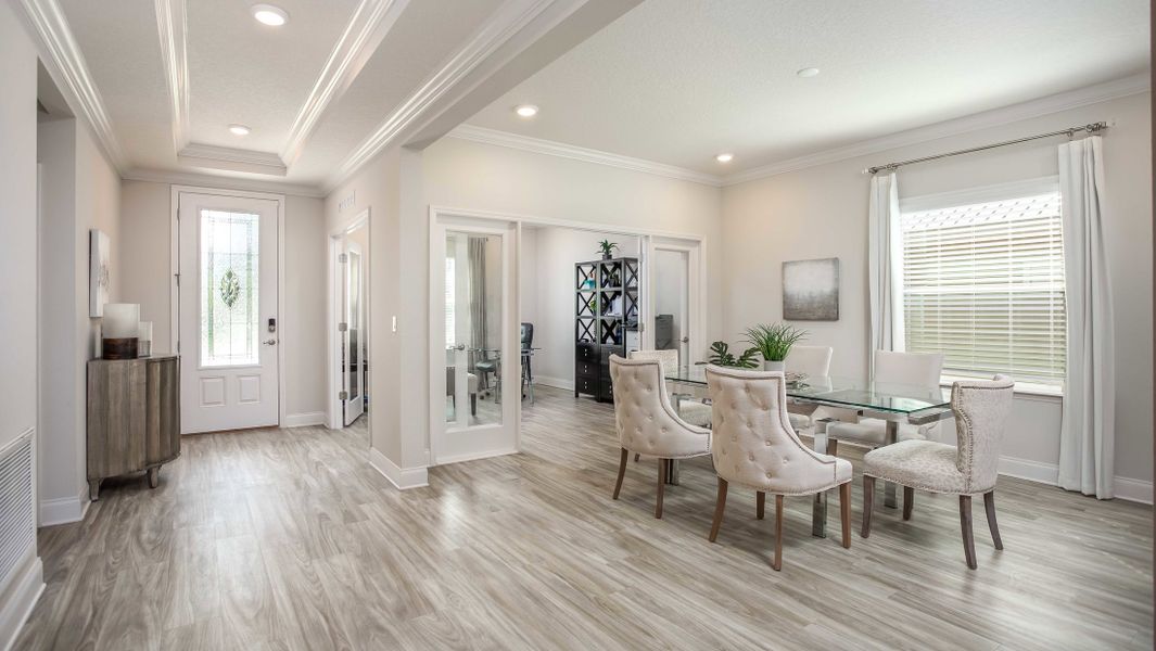 Representative furnished interior of a home built from the Livorno by Maronda Homes in Coastal Communities, Edgewater (Image 34).