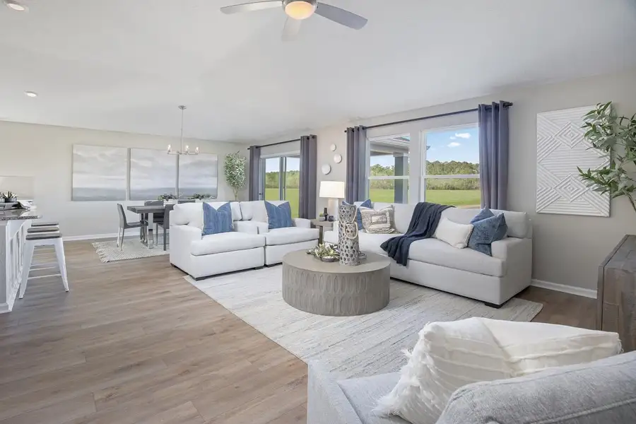 Representative furnished interior of a home built from the 1707 by KB Home in Pine Preserve, Middleburg (Image 3).
