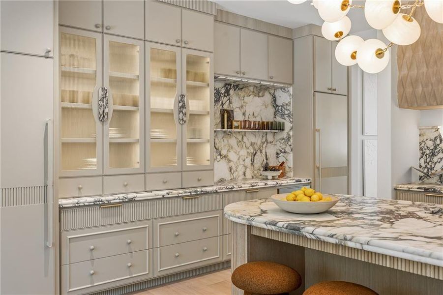 Furnished interior view inside a new home in , Brookhaven (Image 18).