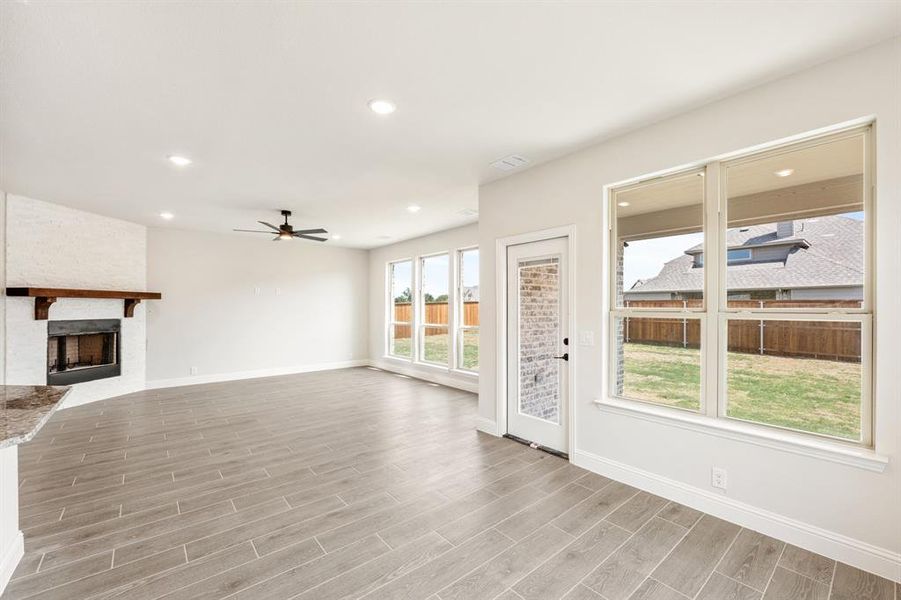 Spacious, unfurnished interior of a new home in Mockingbird Hills 60-65, Joshua (Image 32). Spacious, unfurnished interior of a new home in Mockingbird Hills 60-65, Joshua (Image 32).