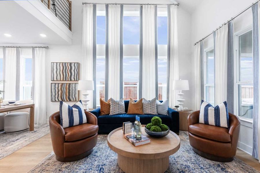 Representative Family Room - some options shown Representative Family Room - some options shown