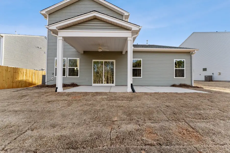 Exterior details and patio area of a home in Fairview Falls, Chesnee (Image 3).