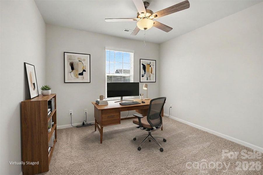 Furnished interior view inside a new home in Autumn Brook, Stanley (Image 10).