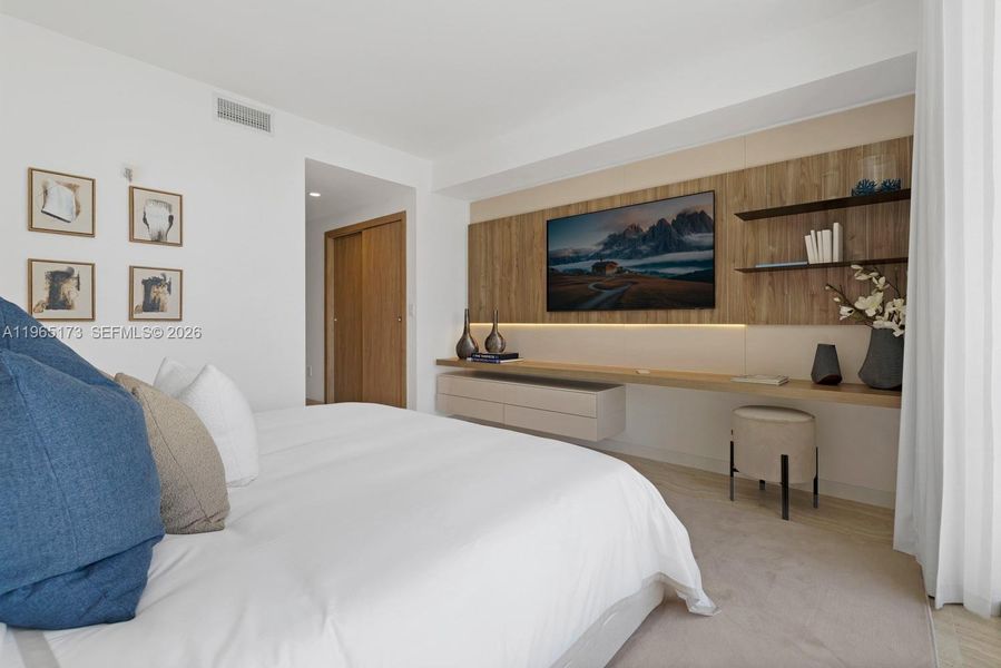 Furnished interior view inside a new home in , Bay Harbor Islands (Image 31). Furnished interior view inside a new home in , Bay Harbor Islands (Image 31).