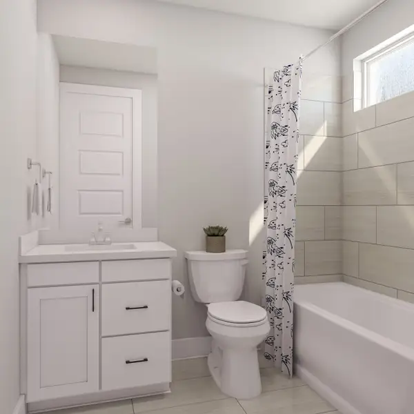 Furnished interior view inside a new home in Trillium, Richmond (Image 18).