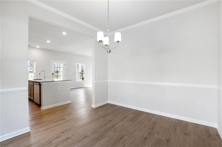 Spacious, unfurnished interior of a new home in Magnolia Trace, Flowery Branch (Image 25).