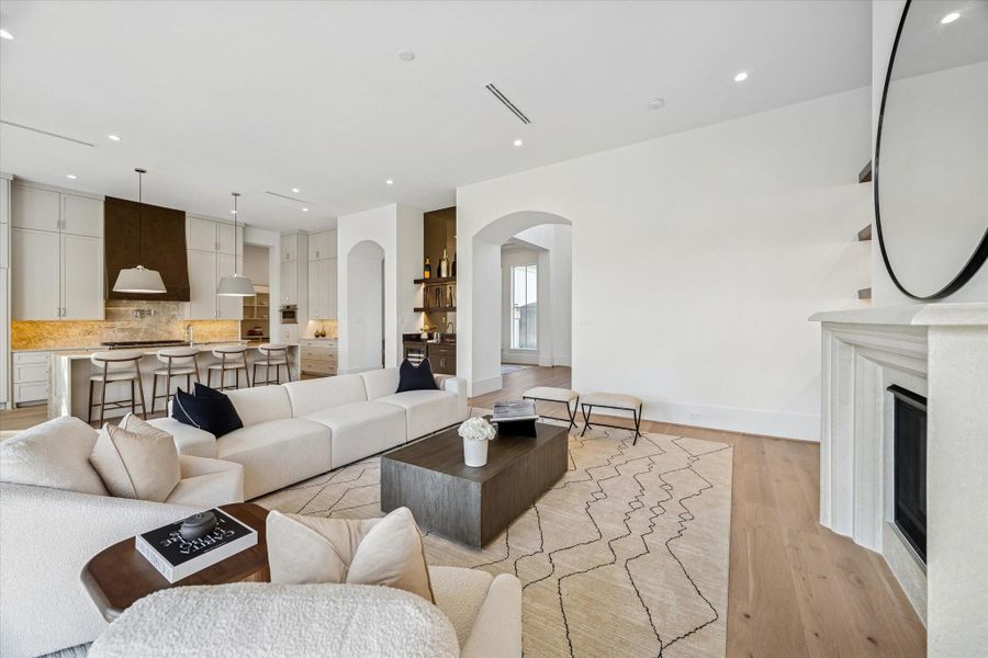 Furnished interior view inside a new home in , Houston (Image 7).