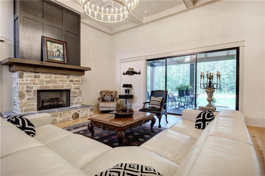 Furnished interior view inside a new home in , Temple (Image 8).