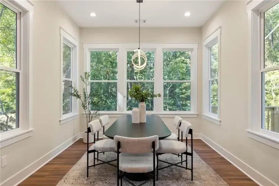 Furnished interior view inside a new home in , Snellville (Image 15).
