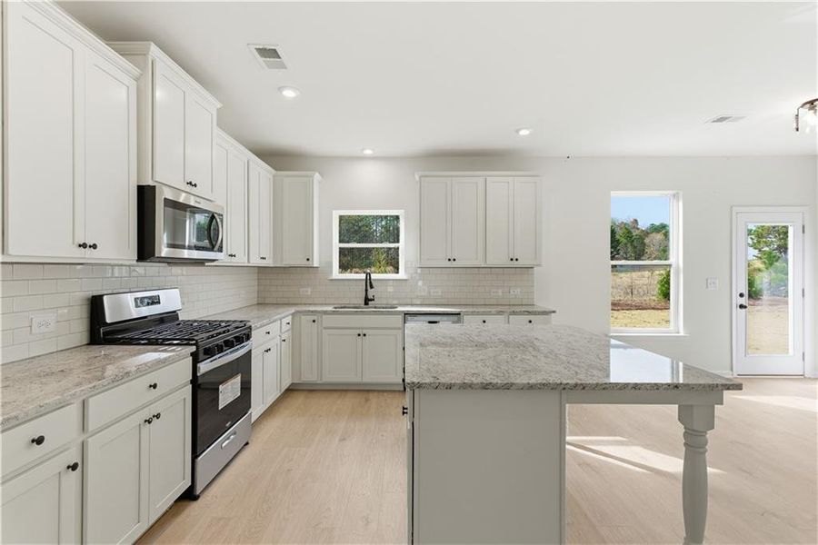Furnished interior view inside a new home in The Overlook at Factory Shoals, Mableton (Image 8).