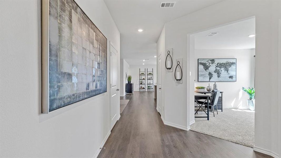 Furnished interior view inside a new home in Bel Air Village, Sherman (Image 8).