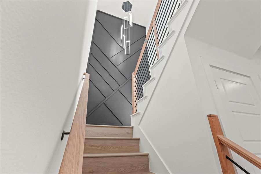 Close-up of interior finishes inside a home in , Dallas (Image 12).